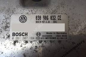 БЛОК УПРАВЛЕНИЯ VW POLO 030906032ce 0261207184 + PIN