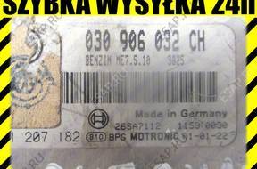 БЛОК УПРАВЛЕНИЯ  VW POLO 030906032CH 0261207182