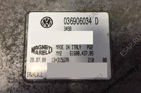 БЛОК УПРАВЛЕНИЯ VW POLO 036906034d iaw4lv.l + PIN