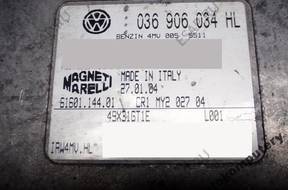 БЛОК УПРАВЛЕНИЯ VW POLO 036906034hl iaw4mv.hl +PIN