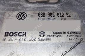 БЛОК УПРАВЛЕНИЯ VW POLO 038906012el 0281010660 БЕЗ КОДА