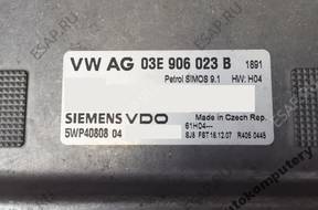 БЛОК УПРАВЛЕНИЯ VW POLO 03e906023b 5wp40808 БЕЗ КОДА