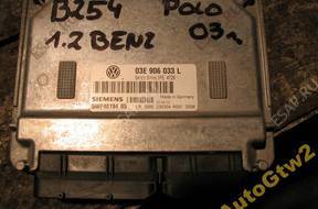 БЛОК УПРАВЛЕНИЯ VW Polo   03E906033L 01-2009 год