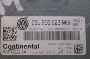 БЛОК УПРАВЛЕНИЯ VW POLO 03L906023MG 5WP42922AA