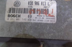 БЛОК УПРАВЛЕНИЯ , VW POLO 1,9SDI NR:038906013K