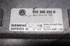 БЛОК УПРАВЛЕНИЯ VW POLO 1.2 03e906033r 5wp44224 БЕЗ КОДА