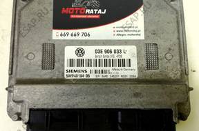 БЛОК УПРАВЛЕНИЯ VW POLO 1.2 БЕНЗИН 03E906033L 5WP4019405