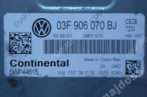 БЛОК УПРАВЛЕНИЯ VW POLO 1.2 CZBZ 03F906070BJ 5WP44615