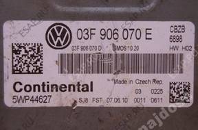 БЛОК УПРАВЛЕНИЯ VW POLO 1.2TSI CBZB 03F906070E 5WP44627