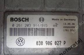 БЛОК УПРАВЛЕНИЯ VW POLO 1.4 0261203914/915 030906027P