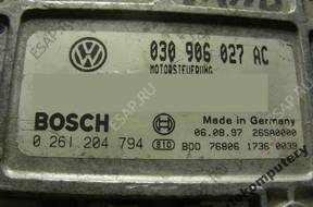БЛОК УПРАВЛЕНИЯ VW POLO 1.4 030906027ac 0261204794
