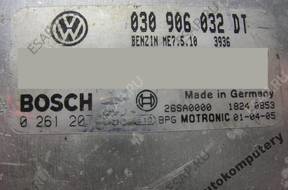 БЛОК УПРАВЛЕНИЯ VW POLO 1.4 030906032dt 0261207593 +PIN