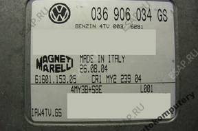 БЛОК УПРАВЛЕНИЯ VW POLO 1.4 036906034gs iaw4tv.gs + PIN