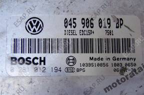 БЛОК УПРАВЛЕНИЯ  VW POLO 1.4 TDI 0281012194 045906019BP