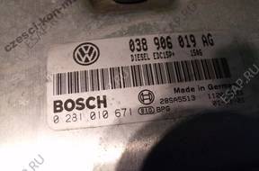БЛОК УПРАВЛЕНИЯ VW POLO 1.9 TDI   038906019AG