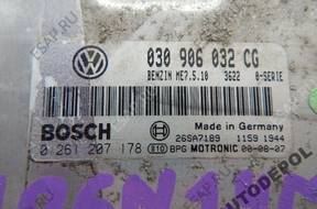 БЛОК УПРАВЛЕНИЯ VW POLO 6N  MPI 030906032CG 0261207178
