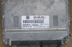 БЛОК УПРАВЛЕНИЯ VW POLO 9N 01-2005 год.   03E906033L