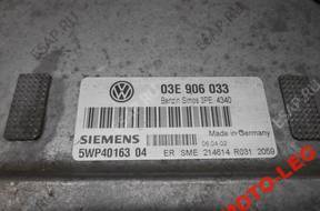 БЛОК УПРАВЛЕНИЯ VW POLO 9N 1.2 03E906033 5WP4016304