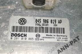БЛОК УПРАВЛЕНИЯ   VW POLO 9N 1.4 TDI 045906019AP