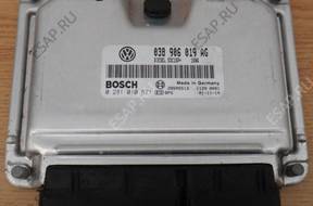 БЛОК УПРАВЛЕНИЯ VW POLO 9N IV 1.9 TDI   ДВИГАТЕЛЕМ