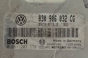 БЛОК УПРАВЛЕНИЯ VW POLO CADY LUPO 061207178 030906032CG
