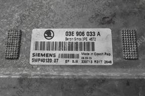 БЛОК УПРАВЛЕНИЯ   VW POLO FABIA IBIZA 03E 906033A