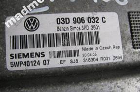 БЛОК УПРАВЛЕНИЯ VW POLO IV 1.2 6V 03   ДВИГАТЕЛЕМ