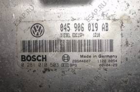 БЛОК УПРАВЛЕНИЯ VW POLO LUPO 1.4TDI 0281010503 BOSCH