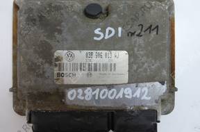 БЛОК УПРАВЛЕНИЯ   VW POLO SDI 038906013AJ