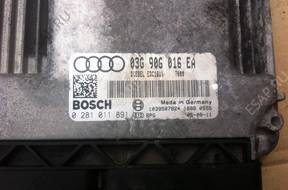 БЛОК УПРАВЛЕНИЯ VW SEAT 0281011891 03G906016EA 2.0 TDI
