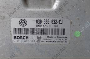БЛОК УПРАВЛЕНИЯ VW SEAT 030906032CJ 0261207181 1.4 MPI