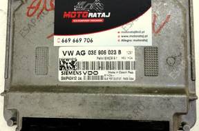 БЛОК УПРАВЛЕНИЯ VW SEAT 03E906023B 5WP4041204 SIMOS9.1