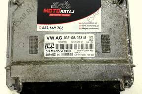 БЛОК УПРАВЛЕНИЯ VW SEAT 03E906023M 5WP4050704 SIMOS9.1