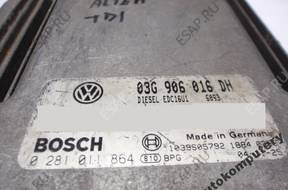 БЛОК УПРАВЛЕНИЯ VW SEAT 03g906016dh 0281011864 БЕЗ КОДА