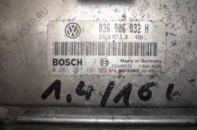 БЛОК УПРАВЛЕНИЯ VW SEAT 1.4B 0261207191 BOSCH