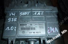 БЛОК УПРАВЛЕНИЯ VW SEAT 1.6   ДВИГАТЕЛЕМ 0261203750