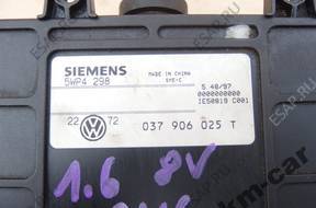 БЛОК УПРАВЛЕНИЯ VW SEAT 1.6   ДВИГАТЕЛЕМ 037906025T