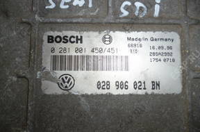 БЛОК УПРАВЛЕНИЯ VW SEAT  1.9 SDI