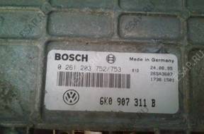 БЛОК УПРАВЛЕНИЯ VW SEAT 6K0907311B 0261203752/753