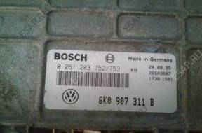 БЛОК УПРАВЛЕНИЯ VW SEAT 6K0907311B 0261203752/753 części