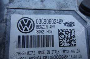 БЛОК УПРАВЛЕНИЯ VW SEAT   ДВИГАТЕЛЕМ 03C 906 024 BK