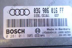 БЛОК УПРАВЛЕНИЯ VW SEAT   ДВИГАТЕЛЕМ 03G 906 016 FF