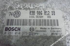 БЛОК УПРАВЛЕНИЯ VW SEAT SKODA 038906012DB 0281010373