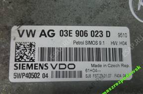БЛОК УПРАВЛЕНИЯ VW SEAT SKODA 03E906023D 5WP40502 04