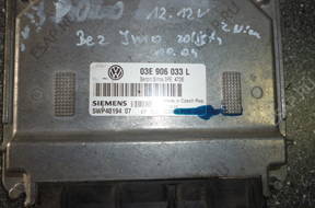БЛОК УПРАВЛЕНИЯ     VW SEAT SKODA 03E906033L