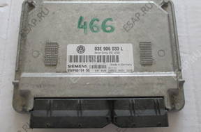 БЛОК УПРАВЛЕНИЯ VW SEAT SKODA 1.2 B 03E906033L 5WP4019405