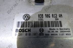 БЛОК УПРАВЛЕНИЯ   VW SEAT SKODA 1.9 038906012AN