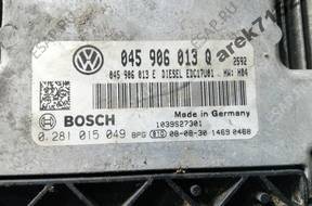 БЛОК УПРАВЛЕНИЯ VW SEAT SKODA AUDI 045906013Q 0281015049