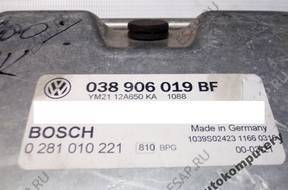 БЛОК УПРАВЛЕНИЯ VW SHARAN 038906019bf 0281010221 БЕЗ КОДА