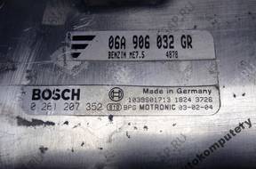 БЛОК УПРАВЛЕНИЯ VW SHARAN 06a906032gr 0261207352 +PIN